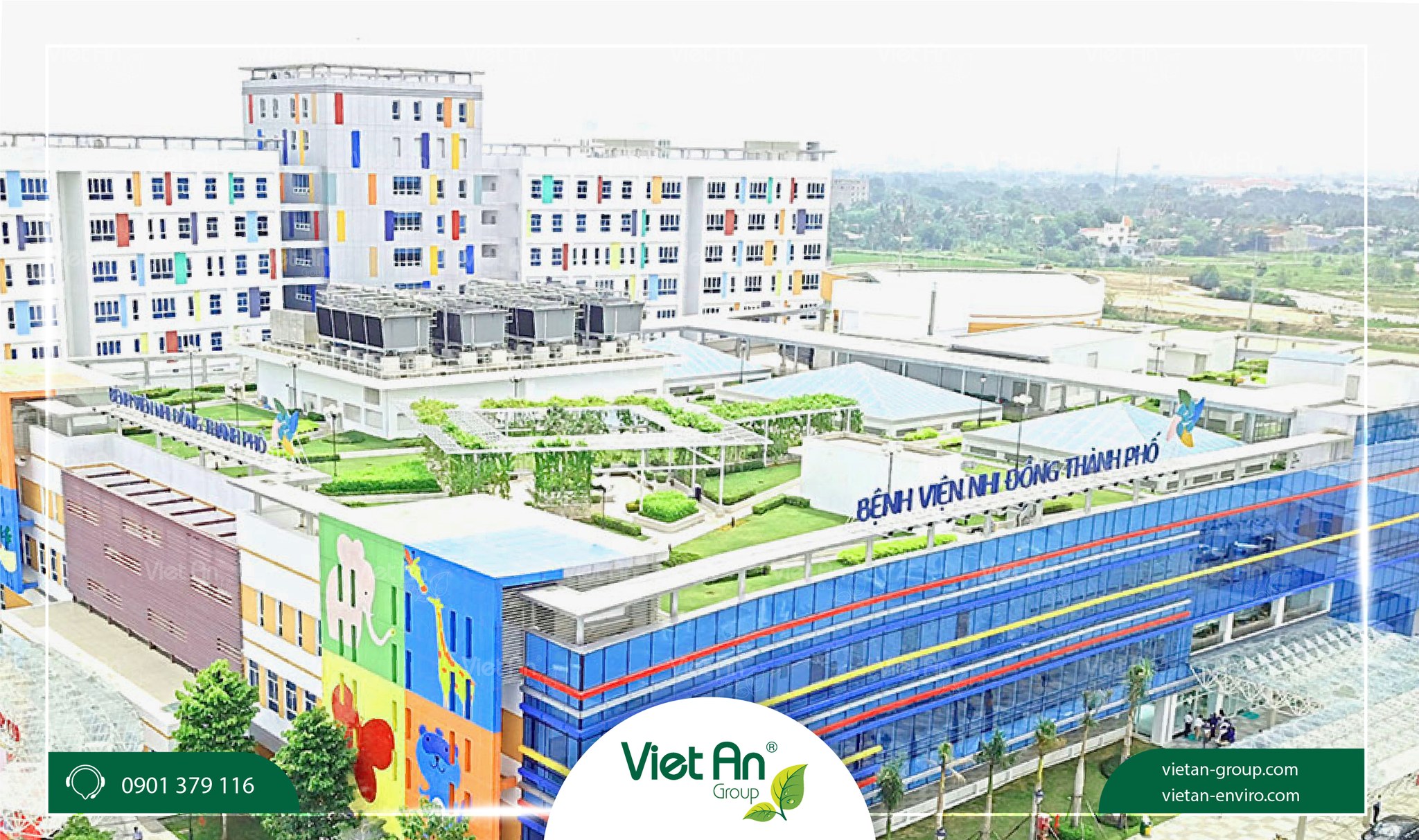Việt An Lắp Đặt Trạm Quan Trắc Nước Thải Cho Bệnh Viện Nhi Đồng