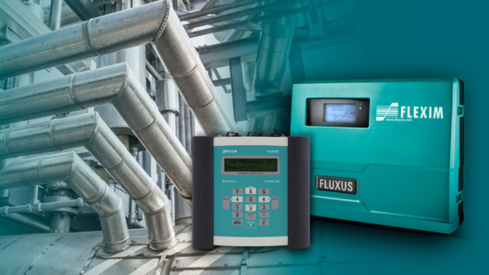 Flexim external pipeline clamp ultrasonic flow measurement solution