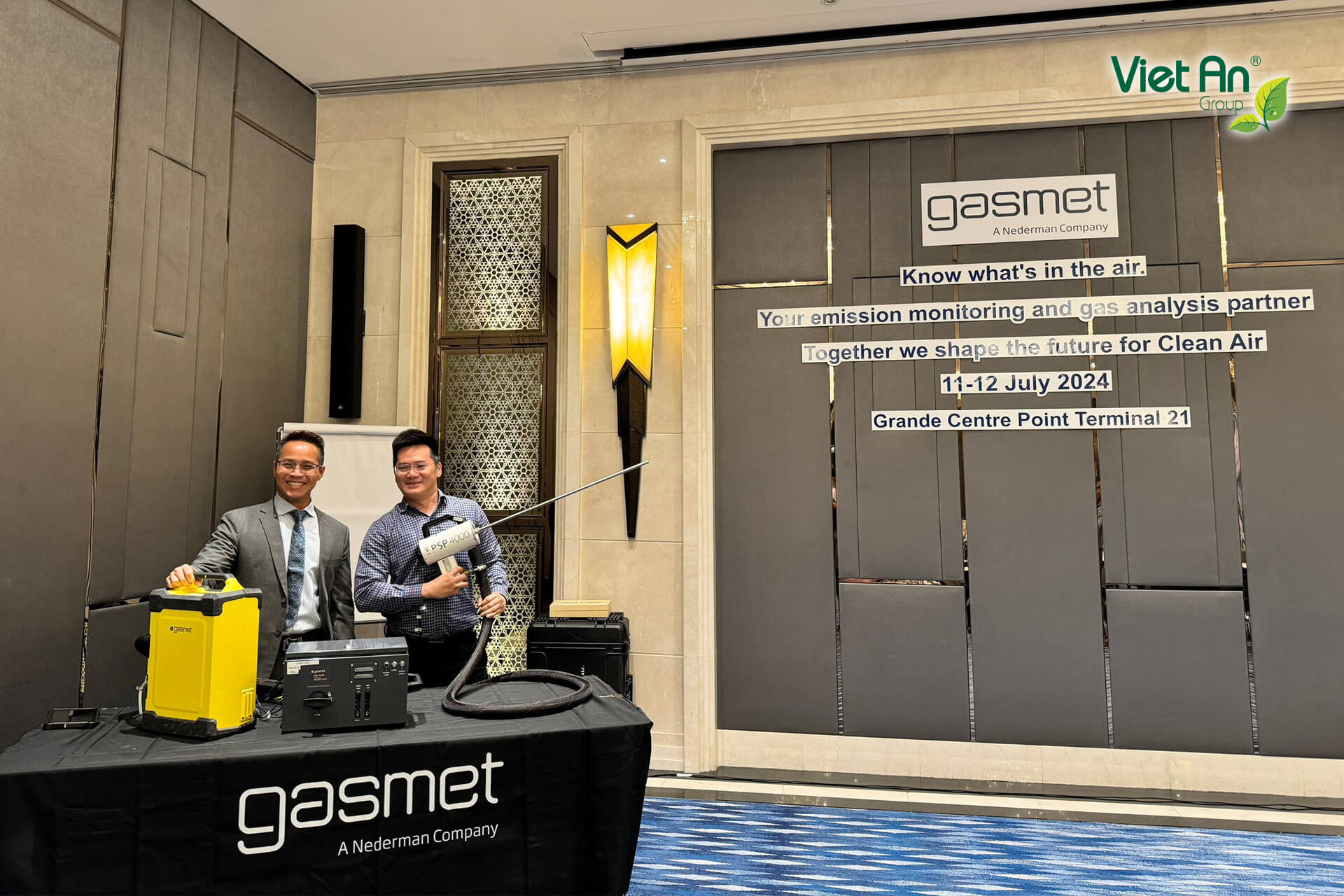 Gasmet's devices featuring their outstanding technology are on display at the event.