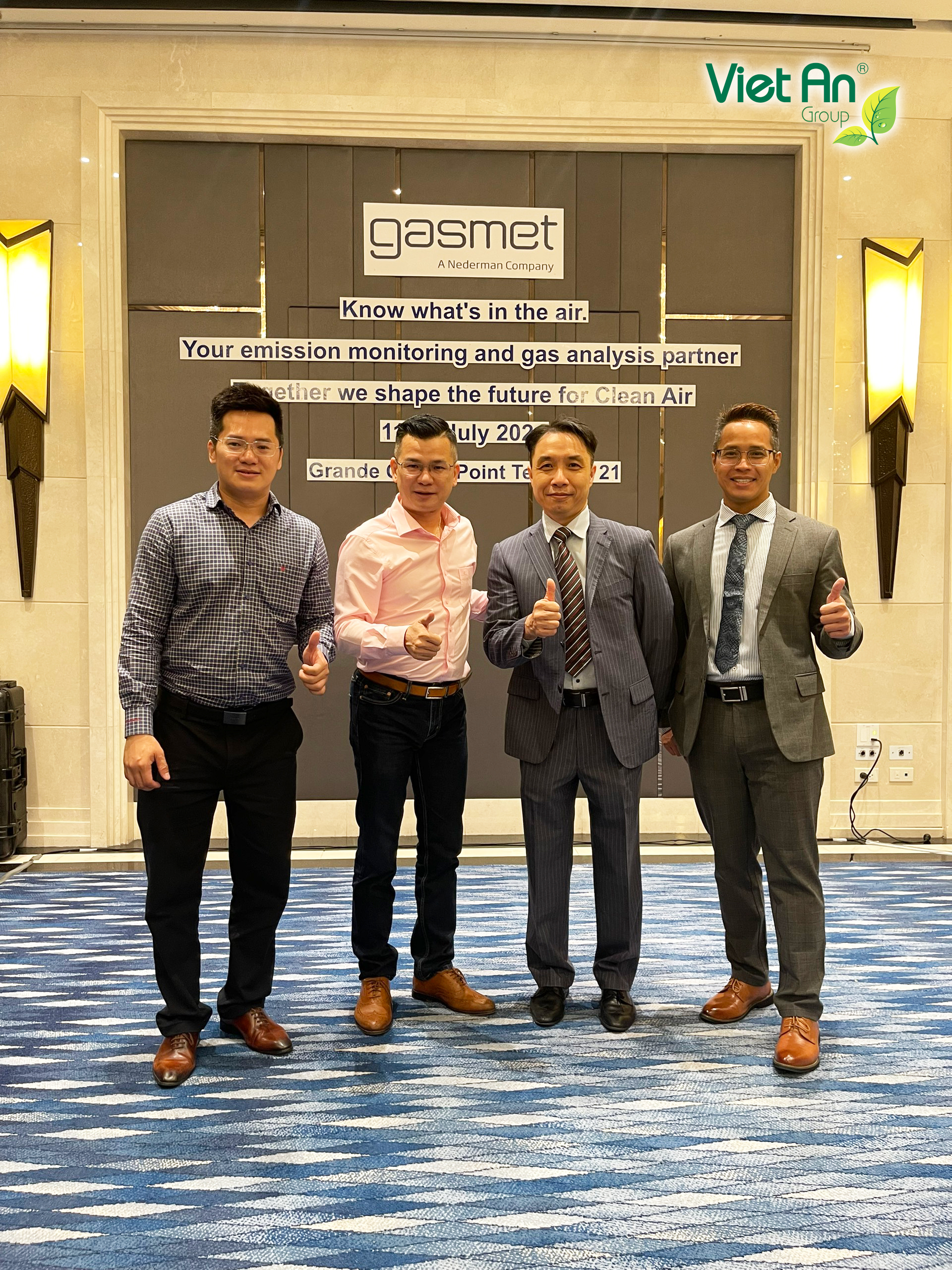 The Chairman of Viet An Group, along with Nguyen Hoai Bach, attended the Gasmet APAC Partner Meeting.