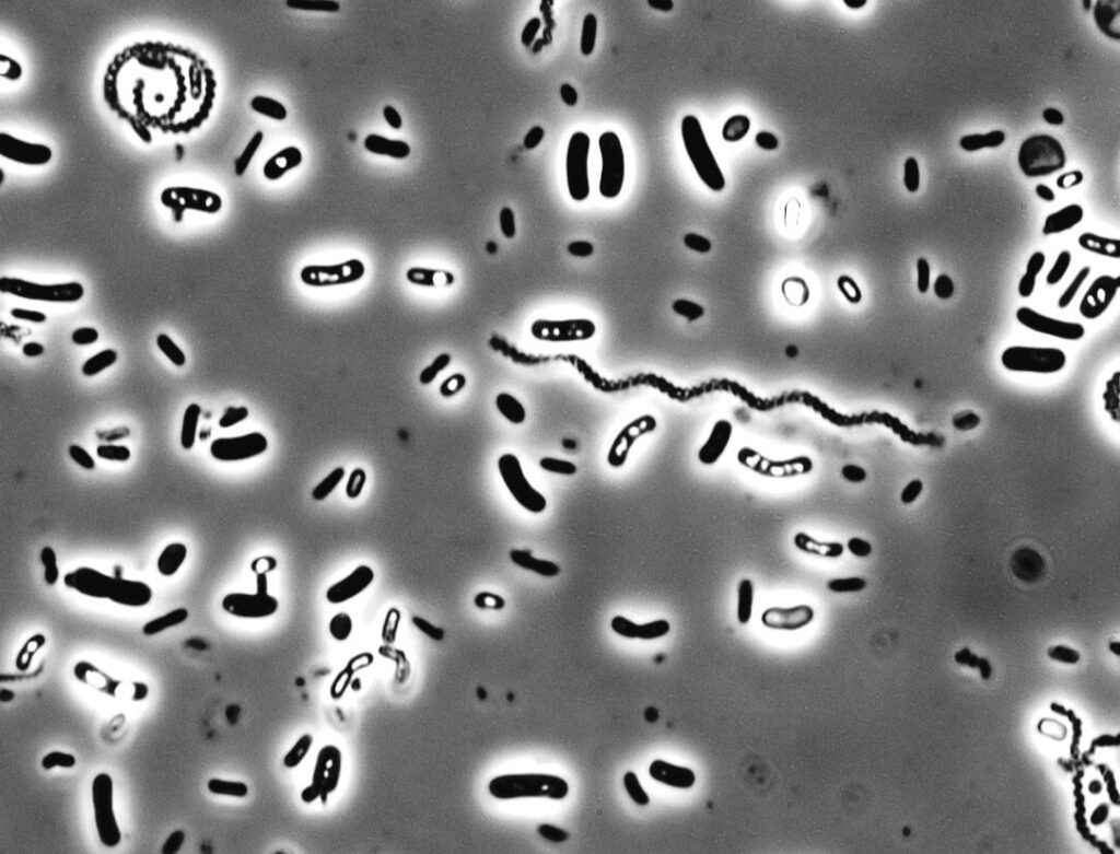 Bacteria in wastewater