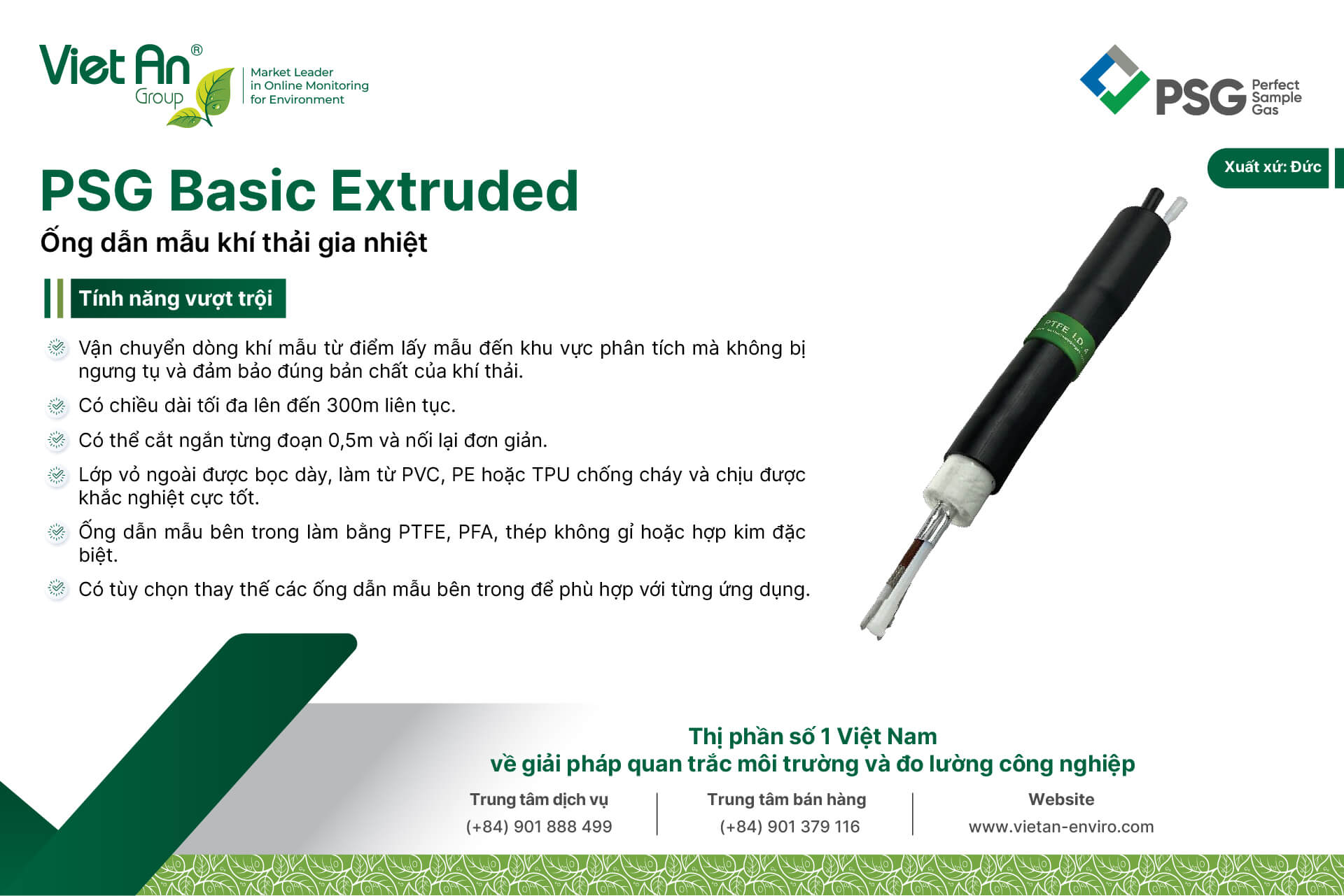 Giải pháp trích và dẫn mẫu khí thải trong quan trắc khí thải