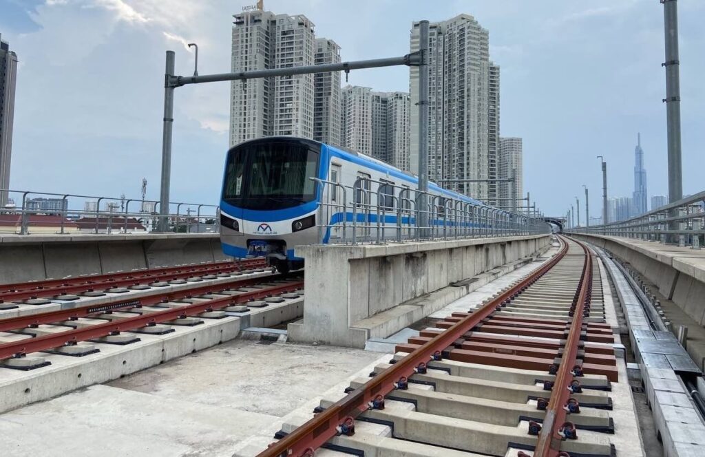 Public transport such as trains is a future trend that helps reduce emissions from motorbikes and cars.