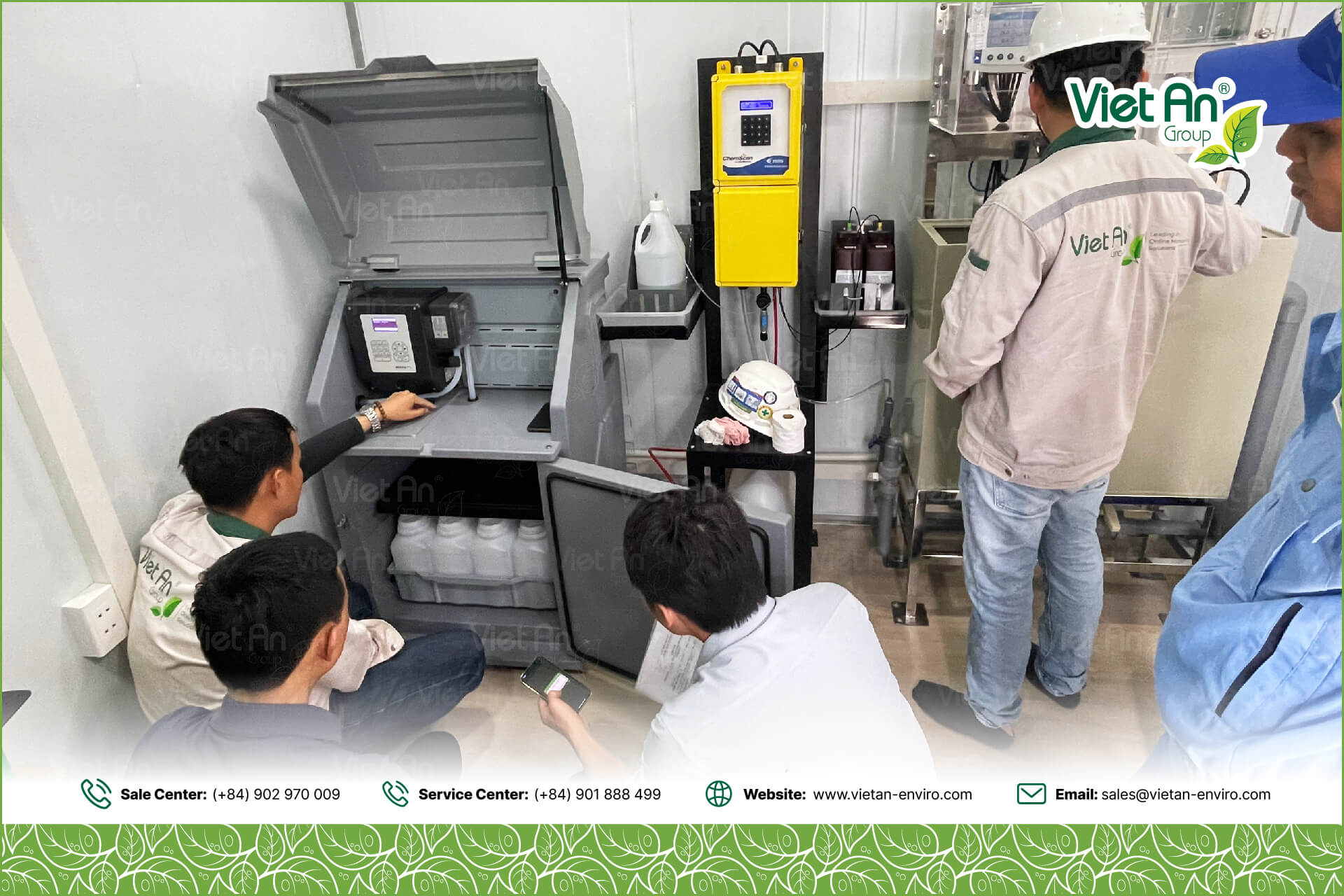 Trạm quan trắc nước thải tại nhà máy xử lý nước thải khu công nghiệp Đồng Nai