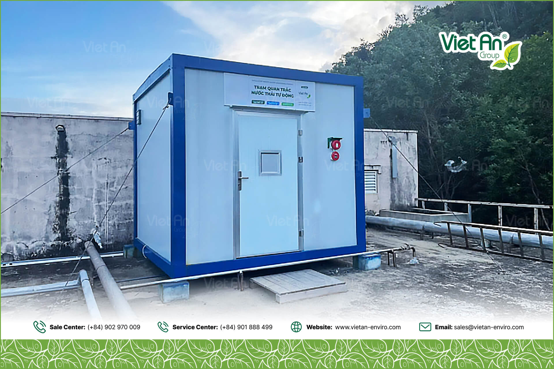 Trạm quan trắc nước thải đầu ra khu du lịch tại Nha Trang