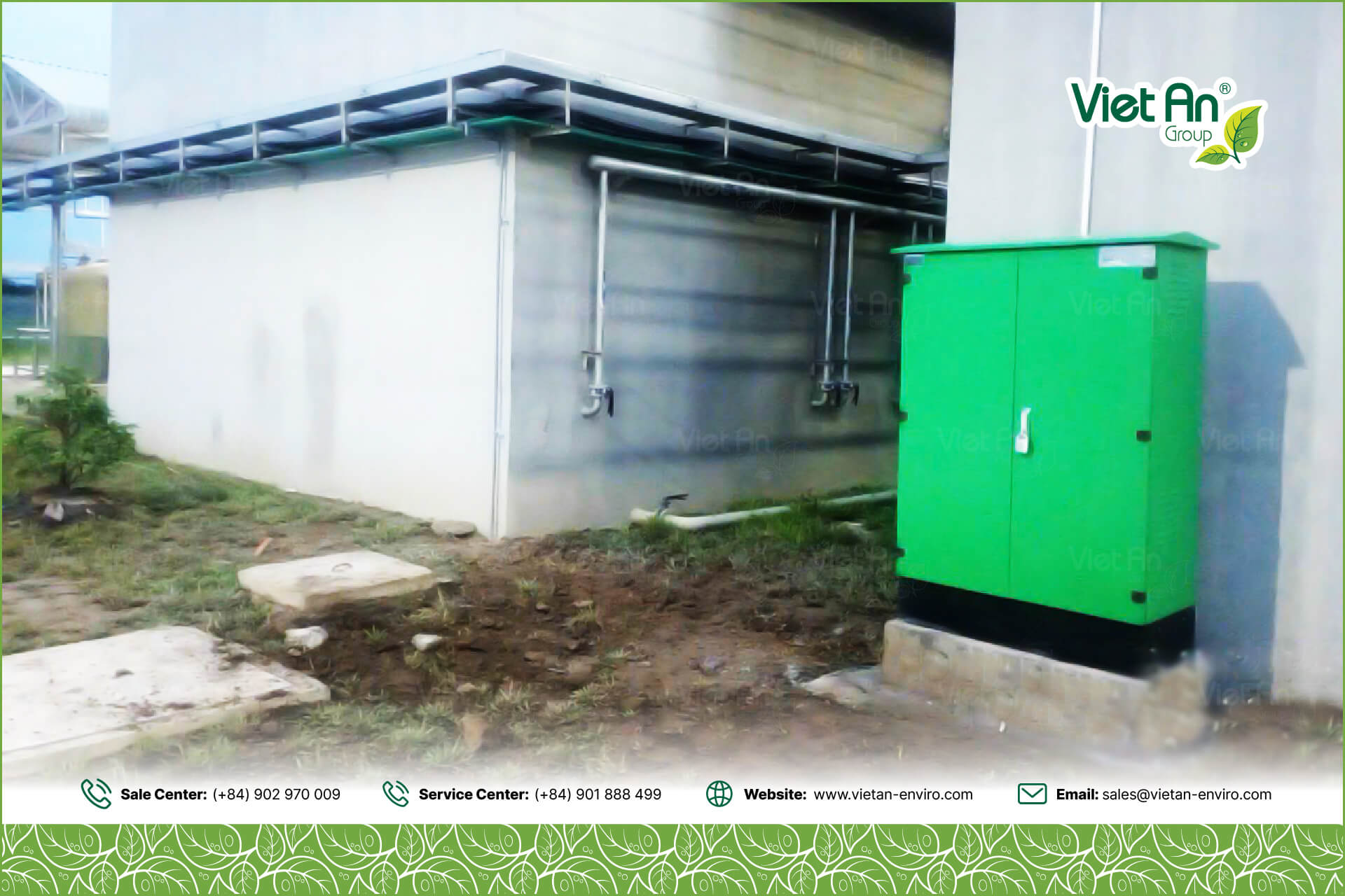 Trạm quan trắc chất lượng nước sạch trong khu công nghiệp